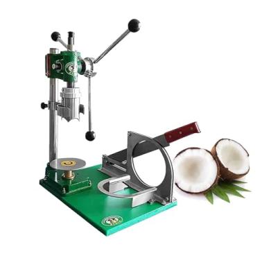 Imagem de KKSOUFX MáQuina Abridora De Coco, Ferramenta Para Abertura Manual De Cocos, MáQuina Para Descascar E Abrir Cocos, DiâMetro Interno De 5,9", Base Fundida Em AçO InoxidáVel