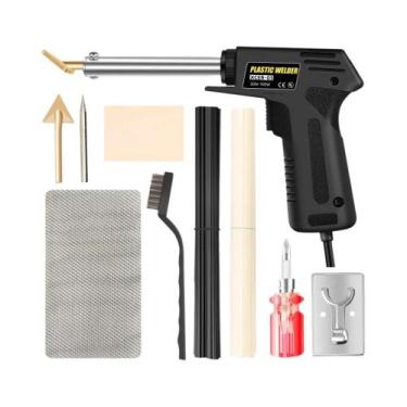 Imagem de Kit De Soldador De Plástico Para Para-choque De Carro 2 Em 1 Com Cabeç