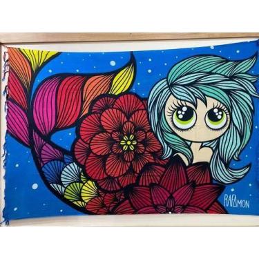 Imagem de Canga Praia Rafa Mon Iemanjá Assis Orixá Anjo Moda Verão - Bali, Serei