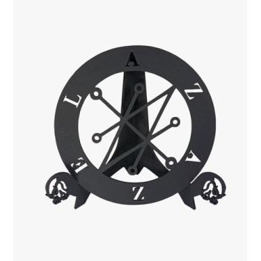 Imagem de Sigilo Magico Azazel_em_madeira_MDF_3mm - Ser Pop é Top, Preto