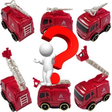 Imagem de Caminhão de bombeiro com fricção sortido - shiny toys 000979
