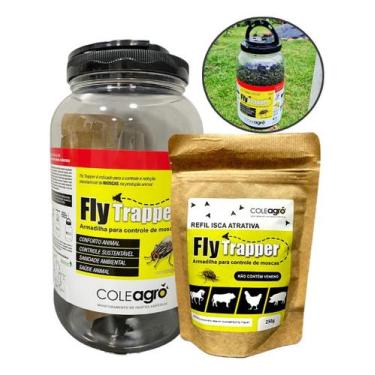 Imagem de Fly Trapper Coleagro  Armadilha com Atrativo Natural 2 Unidades para M