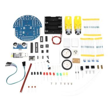 Imagem de Hilitand Kit de Carro robô Inteligente Diy Brinquedo de Aprendizagem de Haste Programável Com Controle Ultra-sônico Evitar Obstáculos para Crianças Adolescentes Iniciantes
