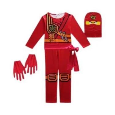 Imagem de Fantasia De Cosplay De Ninja Para Crianças, Macacão De Super-Herói Nin