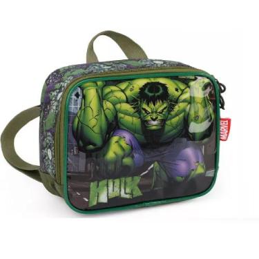 Imagem de Lancheira Térmica Escolar Infantil Hulk Marvel Luxcel