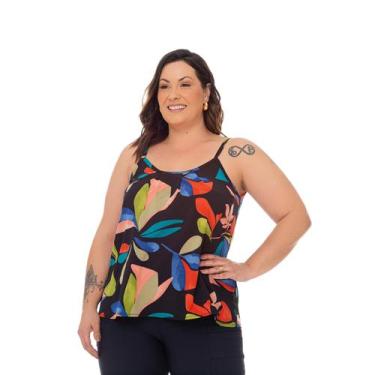Imagem de Blusa Feminina Plus Size Soltinha Para o Final do Ano Nos Tamanhos G1 