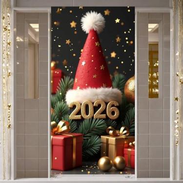 Imagem de Natal Ano Novo Celebração Festiva Exibição Festival Banner Velas Decoração Sazonal Para Reunião Festiva Celebração de Ano Novo