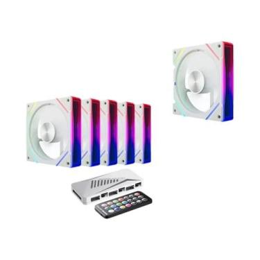 Imagem de Kit de Ventilador ARGB para PC Teucer Prism S1 120mm - 4/3 Pinos PWM -