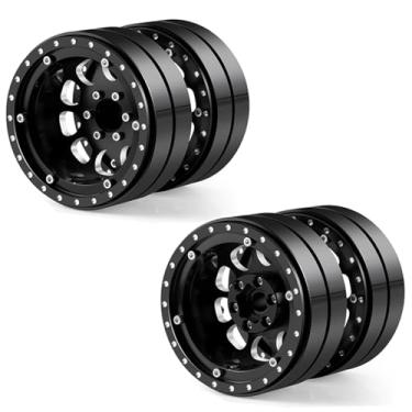 Imagem de MORLORDY 2Pcs 2.2" Dually Beadlock Wheels Aluminum Beadlock Rims for 1/10 Axial Wraith RR10 90048 90018 SCX10 SCX10-II SCX10-III TRX4 TRX6 Hauler G63 6-Wheel RC Car Trucks Hauler