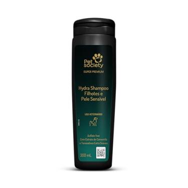 Imagem de Pet Society Super Premium Shampoo Filhotes e Pele Sensível Para Cães e Gatos - 300 mL