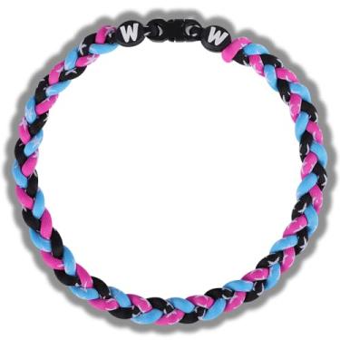 Imagem de Willtok Colares de beisebol de 45,7 cm de alta qualidade, várias cores para escolha, testados em laboratório, presentes para diversão no beisebol, 2025 novo com design trançado 3D da moda Tornado, 18