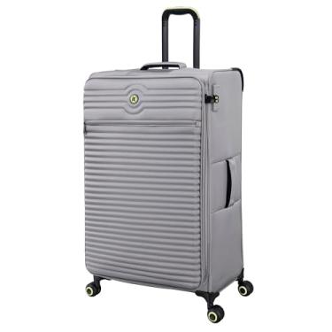 Imagem de It Luggage Circulador 81 cm Softside Checked 8 rodas giratórias expansíveis, Pele de elefante, Large, Circulador 81 cm Softside Checked 8 rodas giratórias expansíveis
