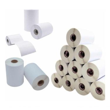 Imagem de Kit 15 Rolos Etiqueta Térmica 10x15 (100x150) Rolo C/ 200