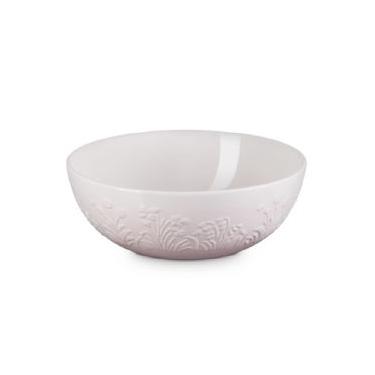 Imagem de MULTI BOWL LE CREUSET JARDIN EM CERAMICA COM RELEVO 3,6L SHELL PINK 80040607770003 Shell Pink