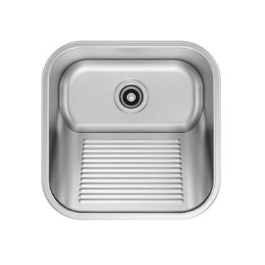 Imagem de Tanque Docol Loggica 25 L em Aço Inox Acetinado 40x40 cm