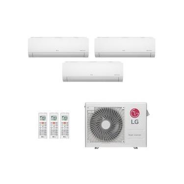 Imagem de Ar-Condicionado Multi Split Inverter LG 24.000 (3x Evap HW 9.000) Quente/Frio 220V