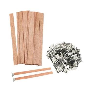 Imagem de Vela Artesanal De Cera De Soja Com Pavio De Madeira Para Aromaterapia 