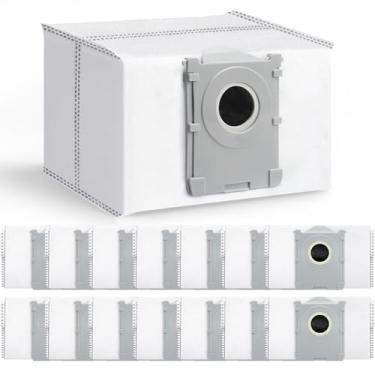 Imagem de Bluevisk Pacote com 16 sacos de pó X11 compatíveis com ECOVACS DEEBOT X11 Pro Omni/X11/X11 Pro Sacos de pó reutilizáveis para aspirador de pó 2L sacos resistentes de grande capacidade para aspirador