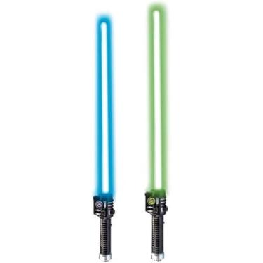 Imagem de 2 Unidades Espada Sabre de Luz Star LED Brinquedo Som e Luz Recarregável