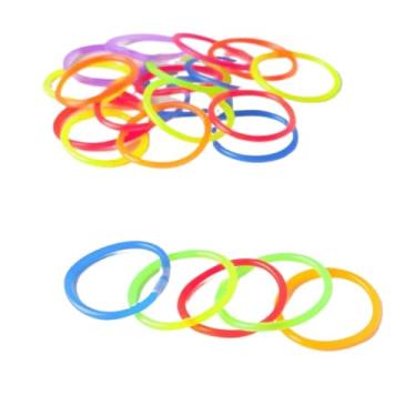 Imagem de Pulseiras Neon Alto Brilho Fluorescente Tubo Diversas Cores Brilha no Escuro Kit de decoração para festa para Carnaval e Festas