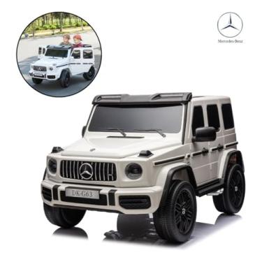 Imagem de Mini Carro Elétrico Infantil 24v Mercedes Benz G63 Branco - BW434BR