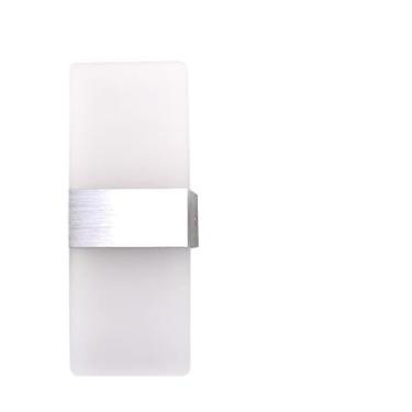 Imagem de AC 85-265V 6W Aplique de Parede Moderno Lâmpada Up Down LEDs Acrílico Montado na Iluminação Interna para Quarto Varanda