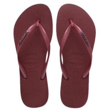 Imagem de Chinelo Havaianas Slim Logo Metallic Feminino-Feminino