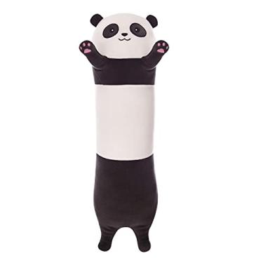 Imagem de Travesseiro de Pelúcia Macia em Forma Panda e Coala Brinquedo Longo para Abraçar Bonito Sofá Meninos Meninas Namorada Feriado
