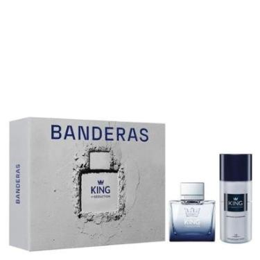 Imagem de Kit Perfume Masculino Banderas King of Seduction 1 Eau de Toilette 100ml + 1 Desodorante spray 150ml-Masculino