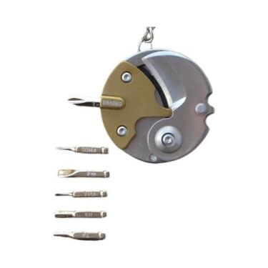 Imagem de Chaveiro Multifuncional Com Chave Hexagonal, Canivete E Ferramenta EDC