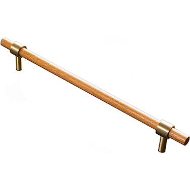 Imagem de BAZAC Puxadores de armário Puxadores de móveis de banheiro Puxadores de armário de cozinha Armário Armário de madeira Puxador de gaveta estilo europeu Puxador de barra em T Puxadores de porta