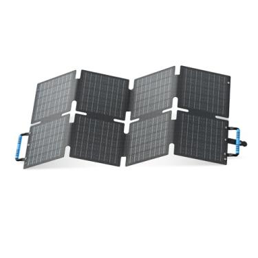 Imagem de BLUETTI Painel Solar 60W para Estação de Energia Portátil, Portas AC2A, USB-A e USB-C para Tablet, Telefone e Drone, Carregador Solar Dobrável para Caminhadas, Camping e Viagens