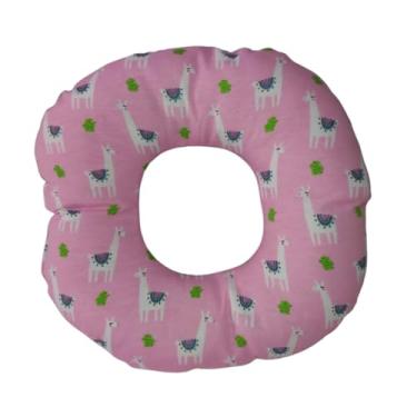 Imagem de Almofada de Piercing para dormir Protetor de Ouvido com Furo no meio(Lhamas)