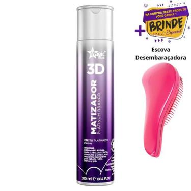 Imagem de Matizador Magic Color Platinum Branco 3d Platinado 300ml