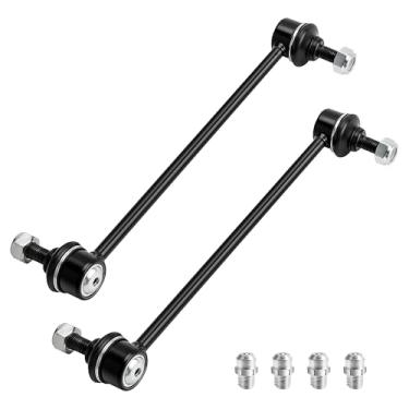 Imagem de 2 peças de barras estabilizadoras dianteiras compatíveis com Ford Focus 2000 2001 2002 2003 2004 2005 2006 2007 2008 2009 2010 2011 substitui 5S4Z5K484AA, YS4Z5K44AA, YS4Z5K44AA. 84AA, chaveiro 80066