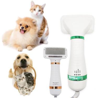Imagem de 2-em-1 portátil secador de cabelo do cão do animal de estimação secado