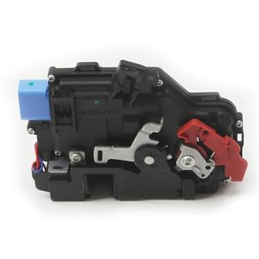 Imagem de YVDYDVY Conjunto de atuador de trava de trava de porta traseira esquerda esquerda dianteira 3D1837015 compatível com VW Golf Jetta Phaeton Touareg Caddy Porsche Cyaenne Seat Skoda (dianteiro direito 9