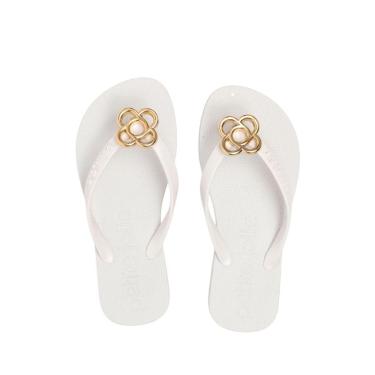 Imagem de Chinelo Infantil Feminino Petite Jolie Branco Off - PJ6979IN-Feminino