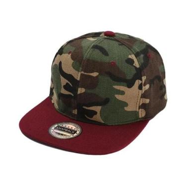 Imagem de Boné Unissex Com Aba Reta Em Cores Contrastantes, Proteção Solar, Moda