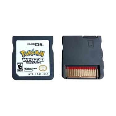 Imagem de Cartão Pokémon Preto E Branco Combinado Com Caixa Cassete Para DS NDS 
