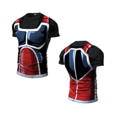 Imagem de Camiseta Masculina De Verão Para Cosplay, Fitness, Corrida, Gola Redon