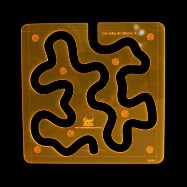 Imagem de Régua para Quilting Caminha de Bêbado G Rq003