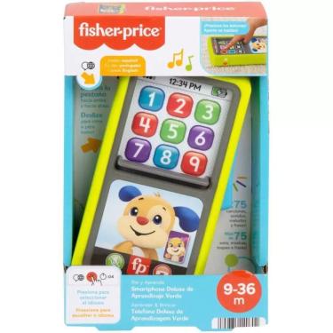 Imagem de Telefone Deluxe De Aprendizagem Verde Fisher Price - Mattel Hnh10