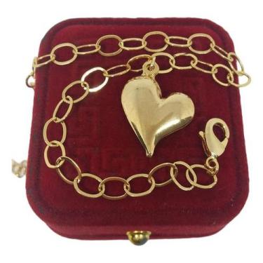 Imagem de Bracelete Banhada a Ouro Cadeado 5mm Idêntica A Ouro - Pulseira, Ouro