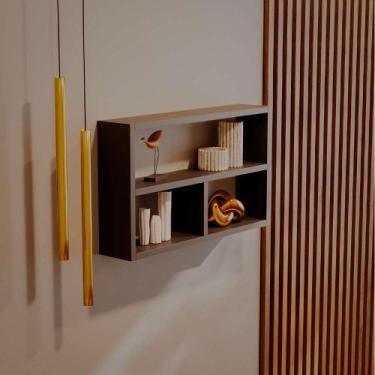 Imagem de Nicho de Parede Decorativo Preto Pequim para Sala Quarto Hall - Mercad