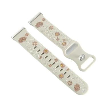 Imagem de Pulseira De Silicone Gravada Para Substituição Do Samsung Galaxy Fit 3