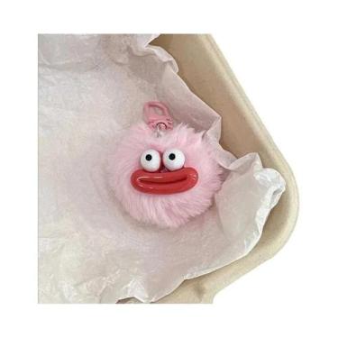 Imagem de Chaveiro De Pelúcia Boca De Salsicha De Palhaço Engraçado, Feio E Fofo