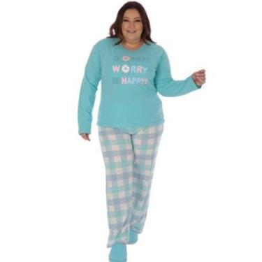 Imagem de Pijama Belíssima Algodão Plus Size Feminino Victory-Feminino