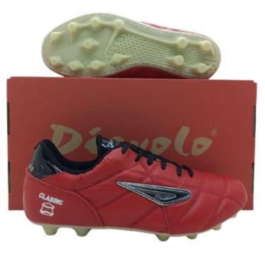 Imagem de Chuteira Diavolo Classic Futebol Campo Couro Tamanho:37;Gênero:Homem;Cor:-Masculino