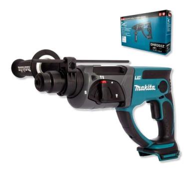 Imagem de Martelete Combinado a Bateria Makita DHR202Z 18V SDS Plus 1 9J Concret